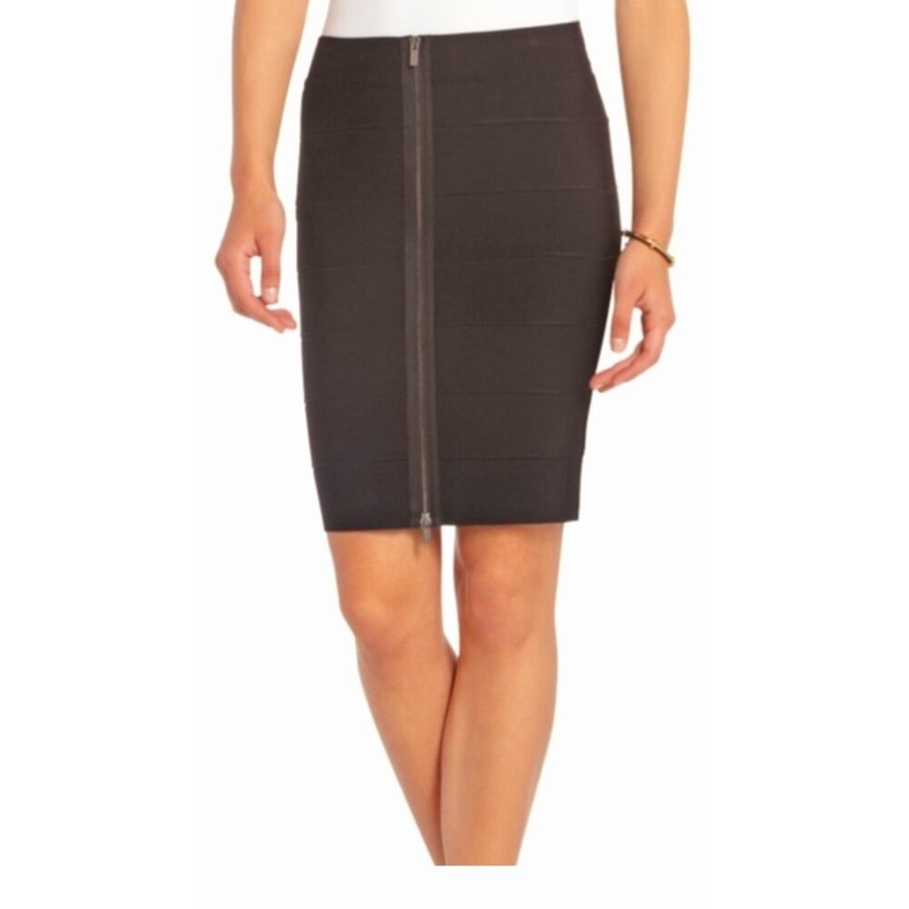 BCBG Max Azria Josey bandage black skirt sz large